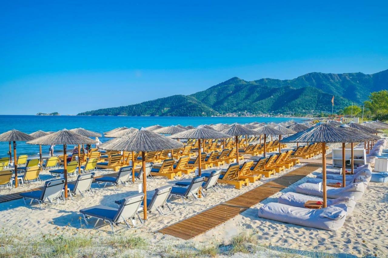 L&K Apartment Golden Beach Chrysi Ammoudia Bagian luar foto