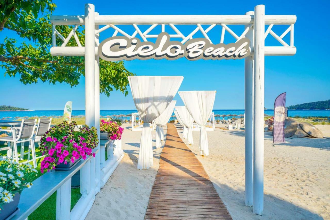 L&K Apartment Golden Beach Chrysi Ammoudia Bagian luar foto